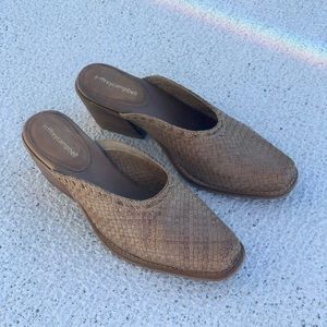 Jeffrey Campbell Woven Leather Mules